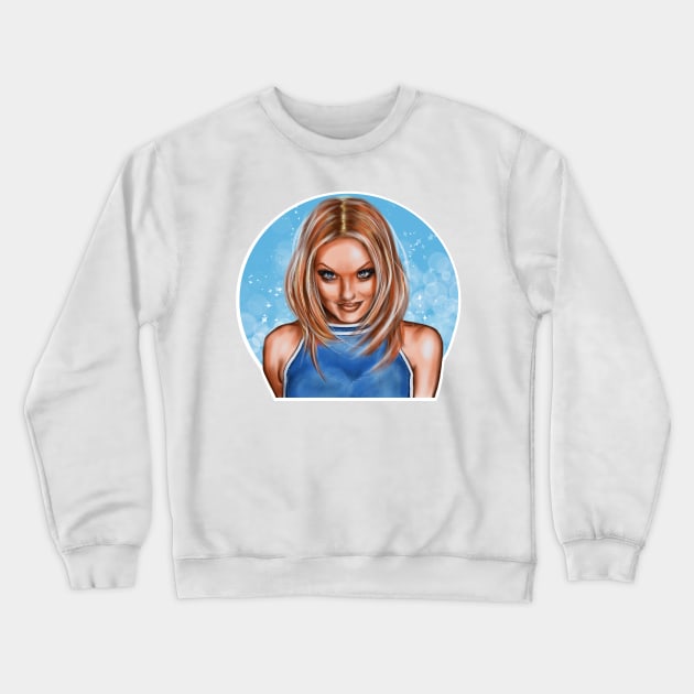 Geri Halliwell Crewneck Sweatshirt by Svetlana Pelin